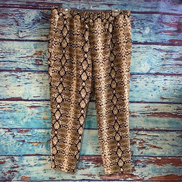 Banana Republic Snake Print Pants - Picture 1 of 7